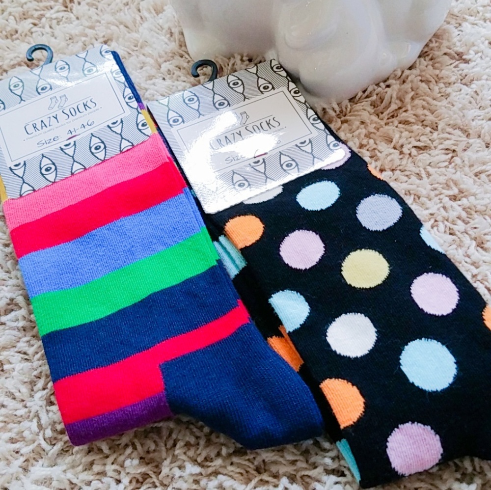 Happy colored socks!